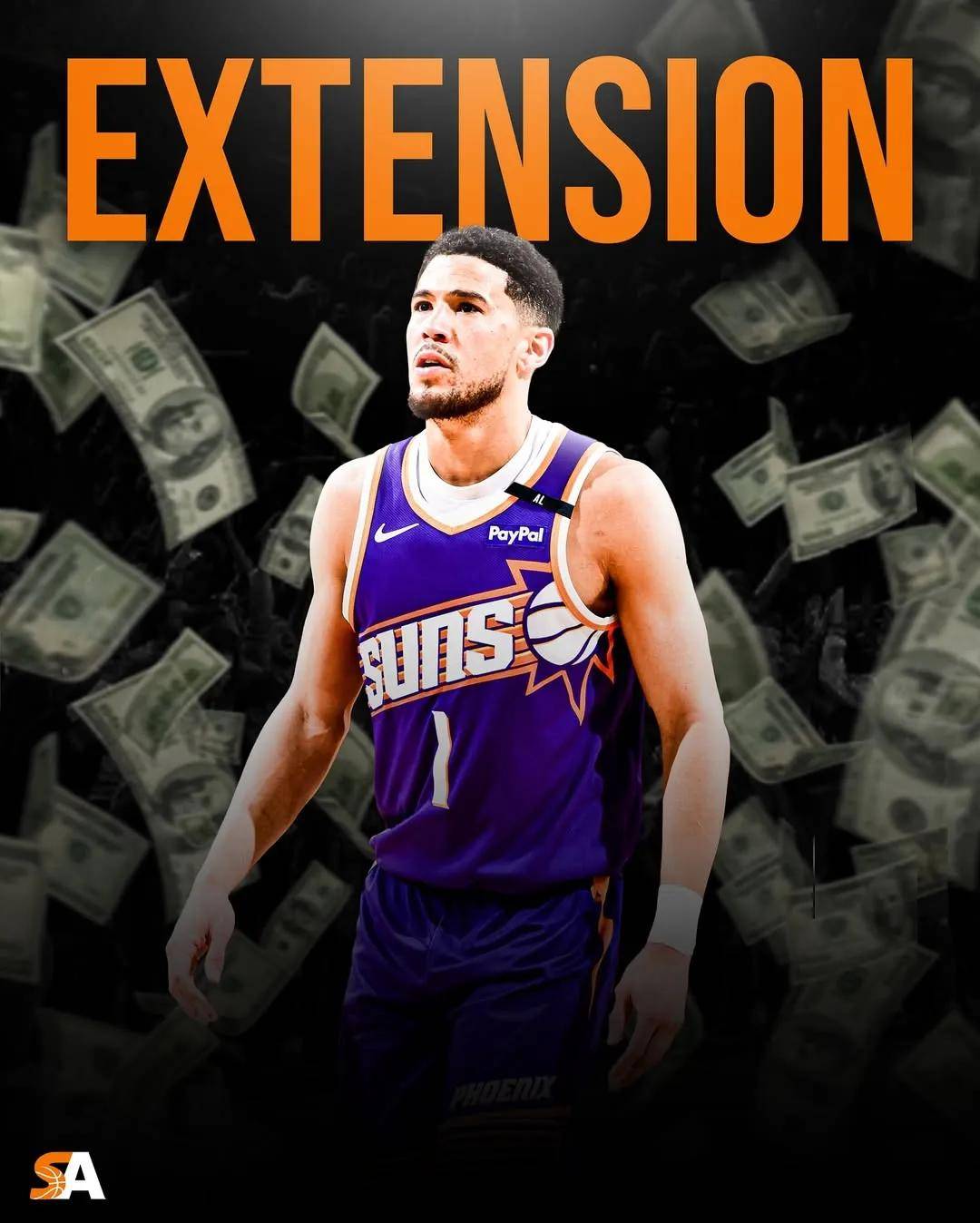 布克续约！5年3.16亿美元！NBA历史最高年薪