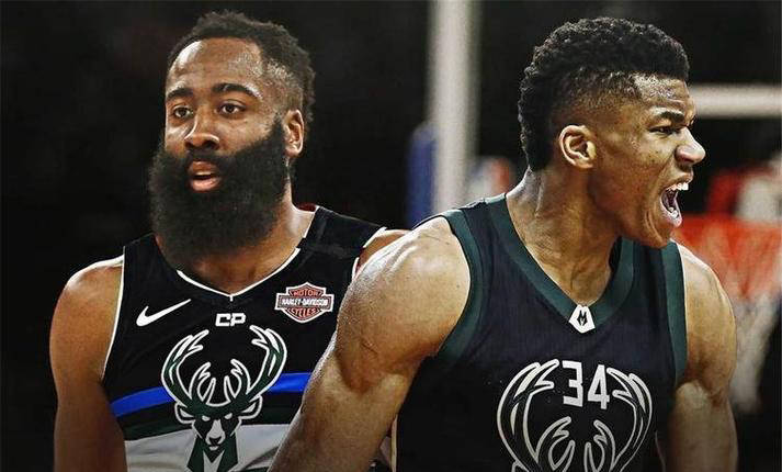 哈登加盟密尔沃基雄鹿！字母哥邀请共进晚餐