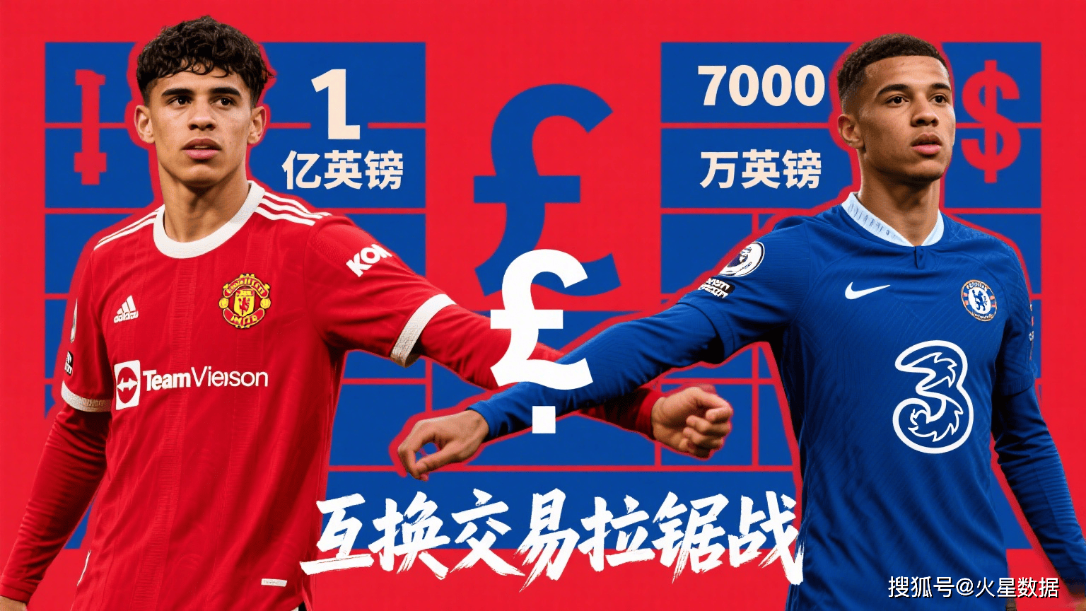 英超：曼联切尔西球员互换交易陷入僵局