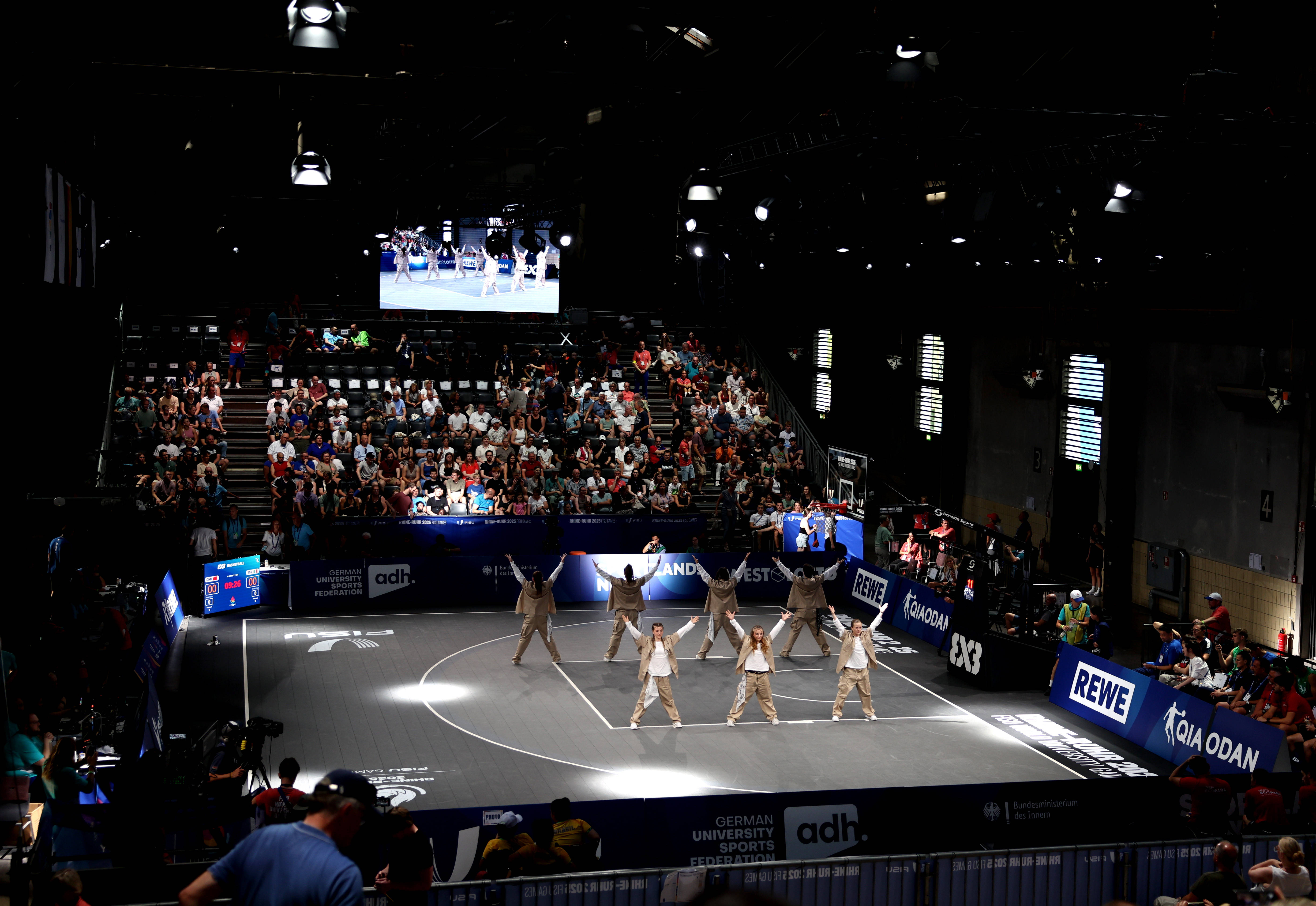 探访莱茵-鲁尔大运会三人篮球比赛场馆——“波鸿世纪厅”