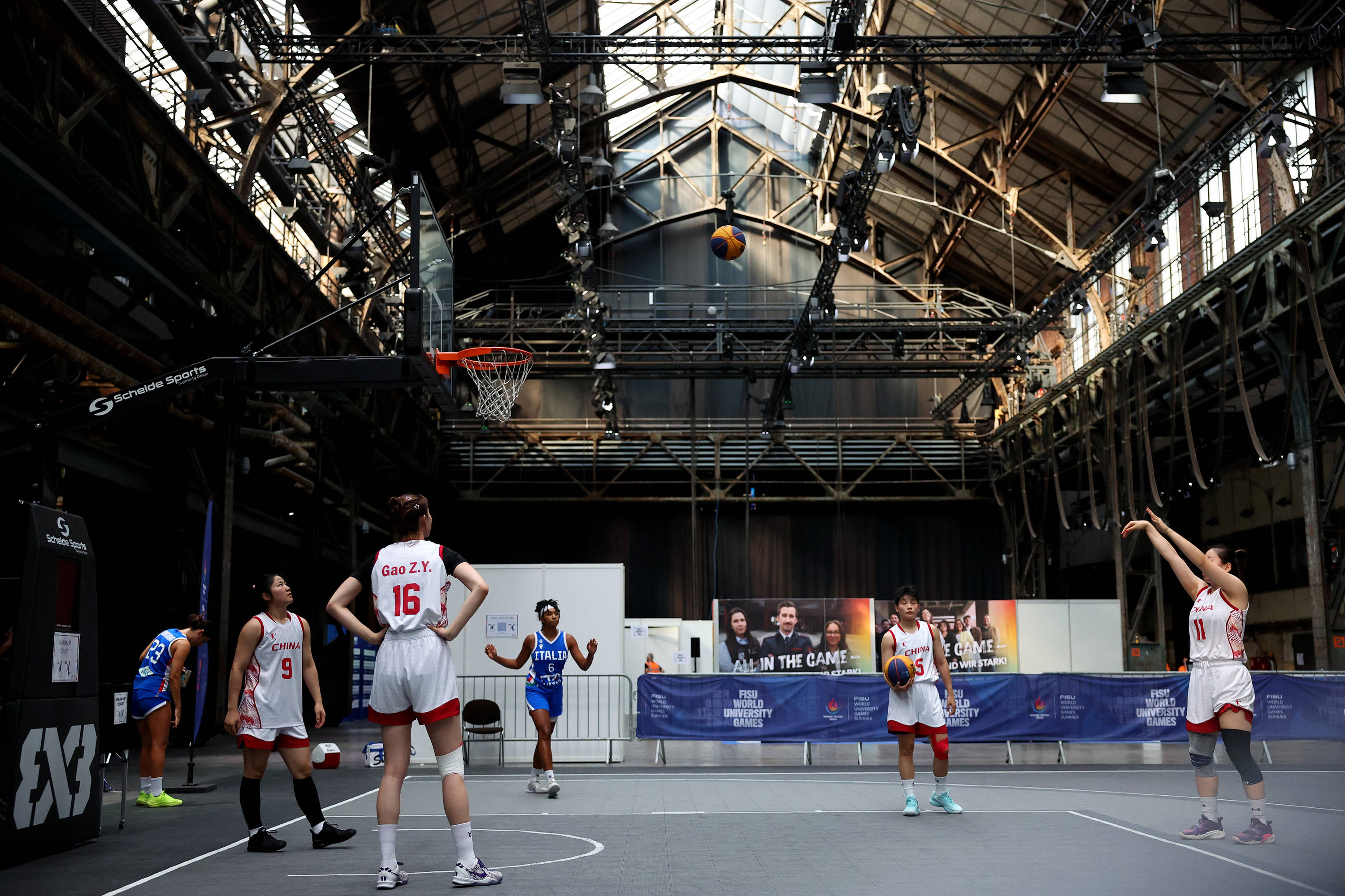 探访莱茵-鲁尔大运会三人篮球比赛场馆——“波鸿世纪厅”