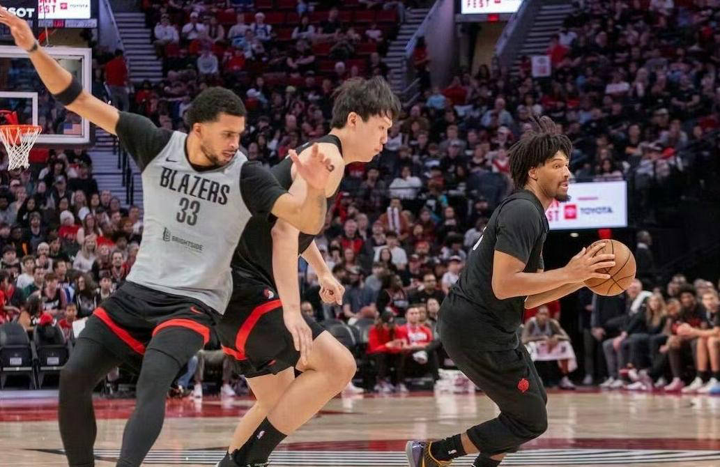 杨瀚森展现实力，或成波特兰开拓者主力中锋！