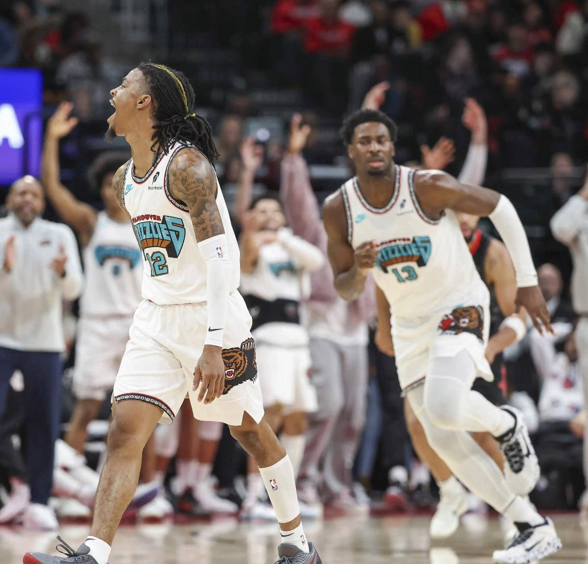 莫兰特因脚踝扭伤倒下 孟菲斯灰熊备受打击