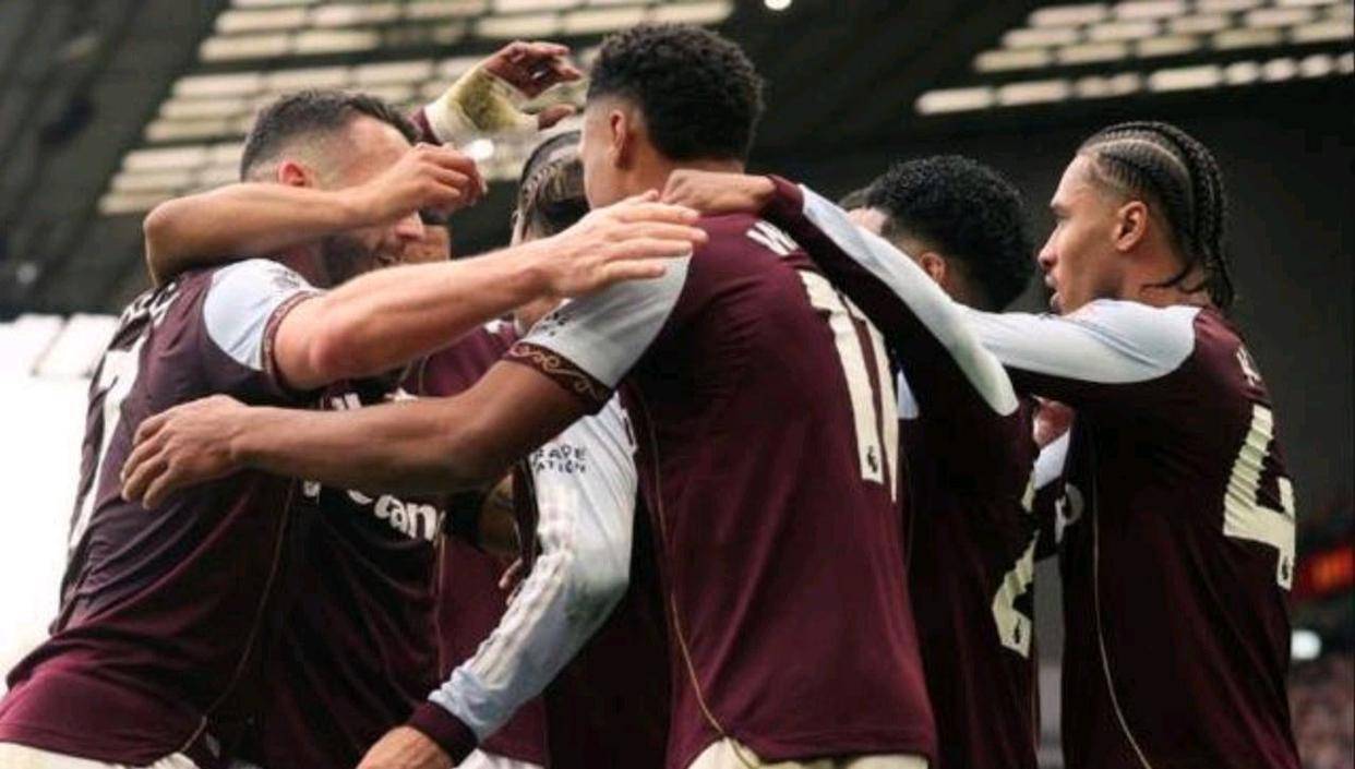 英超第15轮阿斯顿维拉2-1阿森纳